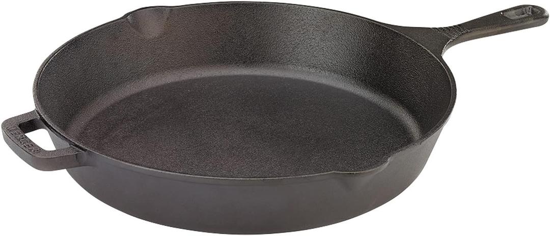 Mercer Culinary Pre-Seasoned Cast Iron Skillet, 12-Inch (Black)