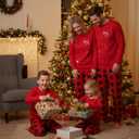 Radmire Matching Christmas Pajamas for Family Couples, XMAS Holiday PJs Sleepwear Set Long Sleeves and Pants