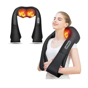 Back and Neck Massager, Back Massager Deep Tissue Kneading Neck and Shoulder Massage with Heat, Electric Massage Pillow Fathers Day Gift Ideas from Daughter Son(NOT Cordless)
 3 sustainability features