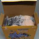 105Pcs Kids Kitchen Toy Accessories, Toddler Pretend BBQ Camping Cooking Playset, Play Pots, Pans, Utensils Cookware Toys, Play Food Set, Vegetables, Learning Gift for Girls Boys (Pink)