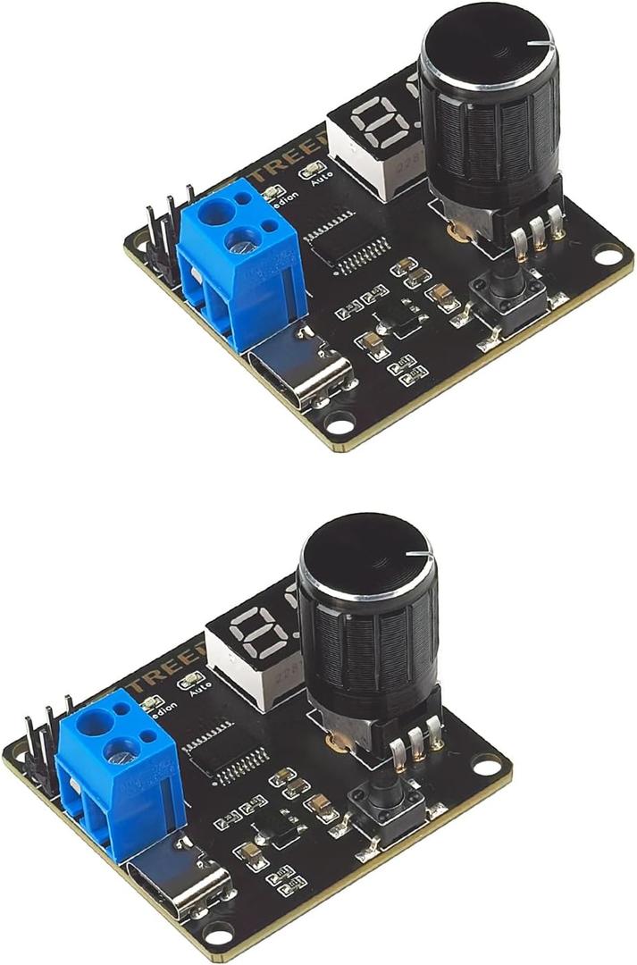 2pcs Digital RC Servo Tester with Over-Current Protection 3 Control Modes 2 Display Modes DC5V-8V for RC Car Airplane Robots Mechanical Claws Tester Tool Essential Servo Motor Testing Tool