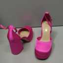 DREAM PAIRS Women's Chunky Platform High Heels Closed Toe Block Ankle Strap Dress Wedding Party Pumps Shoes, Size 8