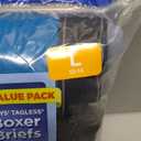 Hanes Boys' Underwear, Boxer Briefs for Boys and Toddlers, Soft Cotton, 7 and 10 Packs (Large, Grey/Blue/Black/Red)