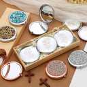 Weysat 10 Pcs Christian Compact Mirror Gifts for Women Bible Verse Metal Round Pocket Makeup Mirrors Bulk Inspirational Religious Church Party Favors for Women Nurse(Rose Gold, Silver)