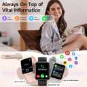 Smart Watches for Women, 1.8" Touch Screen Fitness Tracker for Android & iPhone, Answer/Make Calls, Alexa Built-in, Heart Rate/Sleep/SpO2 Monitor Smartwatch, IP68 Waterproof 101+ Sport Modes, 2 Bands