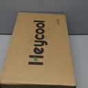 Heycool Back Massager with Heat, Targeted Vibration Massage Pad for Muscle Tension Relief, 10 Motors & 2 Heating Levels, Back and Lumbar Support for Recliners and Office Chairs (Grey)