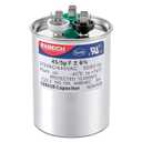 45/5uF 45/5MFD AC Capacitor CBB65B 45 5 uF MFD 45+5uF 370V/440V Round Dual Run Start A/C Capacitors ±6% 370VAC 440VAC for Air Conditioner