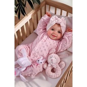 BABESIDE Drink and Wet Reborn Baby Dolls Girl  17 Inch Lifelike Handmade Soft Vinyl Baby Doll, Can Drink & Pee, Real Life Baby Doll with Accessories, Gift for Girls Age 3+ Pretend Play & Collection (White)