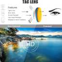 Lightweight TAC Polarized Tinted Classic Vintage Retro 70s Sunglasses, TR-90 Frame for Women Men, UV 400 Protection