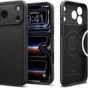 Spigen for iPhone 17 Pro Max Case, Thin Fit MagFit [TPU Covered Camera Control] [Compatible with MagSafe] - Black