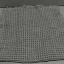 ZALL Grey Waffle Bath Mat,Super Absorbent Non Slip Bathroom Rug,Gray 18x30inch,Machine Washable Ultra Soft Floor Mats