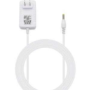 White Power Cord Replacement for Alexa Dot 3rd Gen, Dot 4th Gen, Dot 5th Gen 2022, Echo Pop 15W Power Adapter Charger