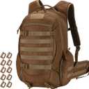 35L Motorcycle backpack for Men, Tactical Backpack, Military Backpack (Khaki)