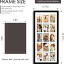 DUENPY 14x32 Picture Frame 4x6 Collage Picture Frame Displays Fifteen 4x6 inch Photos Collage Wall Decor Wall Hanging Black