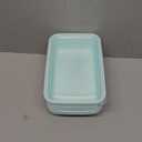 buluker 8 Pack Bento Lunch Box Compartment Wheat Straw Meal Prep Food Storage Containers Plastic, Microwave and Dishwasher Safe