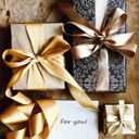 5 x 1 1/2 Inch Sky Blue Solid Satin Ribbon, 50 Yards Craft Fabric Ribbon for Gift Wrapping Floral Bouquets Wedding Party Decoration