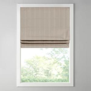 Madison Park Galen Cordless Roman Shade, 29"W x 64"H, Sheen Taupe Room Darkening, Thermal Insulated, Energy Efficient Window Blind with Subtle Sheen Basketweave Fabric for Privacy