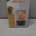 Mini Portable Washing Machine - USB Rechargeable 1L Small Washer with 2 Modes Deep Cleaning for Underwear, Socks & Baby Clothes, Compact Travel Laundry for Apartment, Dorm, Camping, Green