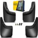 Mud Flaps Fit for 2014-2018 Chevy Silverado 1500/LD /2500 HD/ 3500 HD - Fit The Models with Single Rear Wheels, Dedicated Mudguard for Four Seasons Protection, Front and Rear W/o Fender Flares
