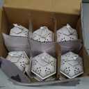 6 PCS Ramadan Lantern Lights, 8" Large Ramadan Eid Decorations for Home 2026, Ramadan Lanterns Decorative Ramadan Table Indoor Outdoor Decor, Eid Mubarak Ramadan Gifts for Kids