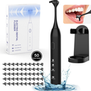 Voraiya Electric Flosser for Teeth Electric Flosser Dental Floss 3 Modes + 50 Replacement Heads Rechargable Ultrasonic Power Flossing for Teeth Adults & Kids