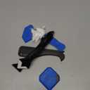 Saker Silicone Caulking Tools-3 in 1 Sealant Finishing Tool Grout Remove Scraper Caulk Remover Glass Glue Angle Scraper for Bathroom, Kitchen, Floor, Window, Sink Joint, Frames Seal (Black Blue)