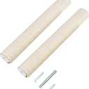 2Pcs M10 Cat Tree Replacement Post - 10mm Bolt Sisal Cat Scratching Post Replacement Pole DIY M10 Bolt Sturdy PVC Tubes Screws Included (3.35 * 19.68")