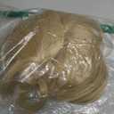 Half and Half Long Curly Blonde Witch Wave Wig Princess Queen Costume Blonde Braided Wigs 27.5'' Synthetic Hair + Wig Cap for Women Halloween Party