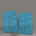 PKYAA 2 Pack Silicone Suction Cup Phone Case Mount Double Sided, Hands-Free Silicon Phone Grip with Higher Suction Power for Selfies and Videos, Non Slip Phone Accessories (Blue)