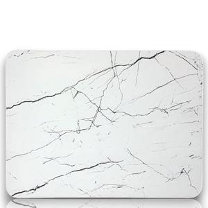 Stone Dish Drying Mats for Kitchen Counter (16x12In), Quick Dry Dish Drying Mat with Anti-Slip Pad, Absorbent Stone Dish Drying Mat, Match Any Countertop, White marble style, BPA Free, Designed in USA