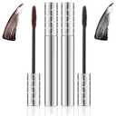 2026 New Mascara for Older Women 60 Plus - Volumizing & Lengthening Formula for Mature Women with Thinning Lashes, Non-Clumping, Waterproof & Long-Wearing (Black + Brown)
