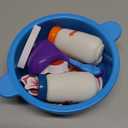 Tub Works Tub Soup Scoop, Strain & Play Toddler Bath Toy | Floating Foam Veggies, Ladle for Scooping & Soup Pot for Straining | Pretend Play Cooking Kids Bath Toys | Creative Bathtub Toys