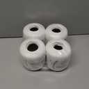 4 x Coats Crochet Aunt Lydia's Crochet, Cotton Classic Size 10, White