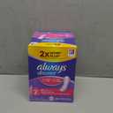 Always Discreet Incontinence Panty Liners for Bladder Leaks, Size 2, Very Light Absorbency, 120 Count