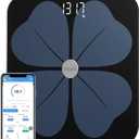 Vitafit Smart Body Fat Weight Scale for Body Composition Monitors, Weighing Professional Since 2001, Digital Wireless Bathroom Scale for BMI Fat Water Muscle with App,400lb, Black
