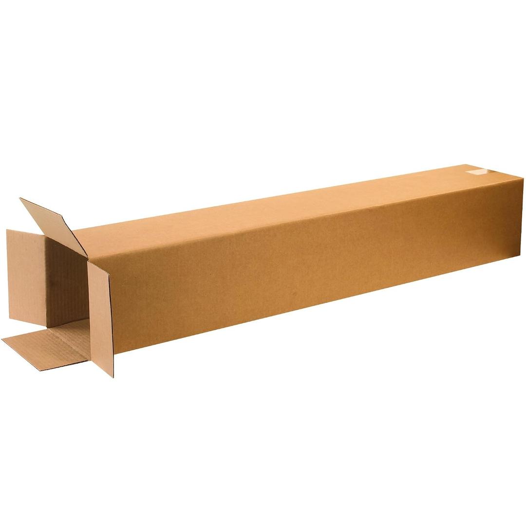 BOX USA Shipping Boxes Large 8"L x 8"W x 48"H 20-Pack, Cardboard Box for Shipping, Moving, Mailing, Packing, Packaging and Storage