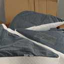 Ahpmeoa 6PCS Wedge Pillow Set for After Surgery, Orthopedic Bed Wedge Pillow for Headboard, Memory Foam Back Pillow for Bed Sitting Up, Sit Up Pillow for Acid Reflux Relief, GERD, Anti Snoring (White)