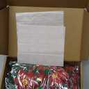 SmoothNovelty 9 Pcs Christmas Poinsettia Table Centerpieces Felt Artificial Flower Decorations Xmas Party Table Decor Red Green Floral Centerpiece for Home Office Holiday Supplies