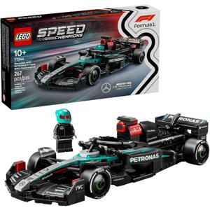 LEGO Speed Champions Mercedes-AMG F1 W15 Race Car Toy - Building Set for Kids, Boys & Girls, Ages 10+ - Toy Car for F1 Fans - Gift Idea for Birthday - 77244