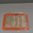 Silicone Baking Mat - Best German Silicone - Non Slip Silicone Baking Sheet, Non Stick Reusable Silicone Mats for Baking, Oven Liner, Counter Mat - Half Sheet Baking Mat, Set of 2 (Orange)