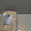 OIAHOMY XXLarge Rectangle Blanket Basket-96L, Cotton Woven Basket for Storage, Dirty Clothes Basket for Living Room, Nursery, Bedroom, Toy Organizing with Handle, 24" x 16" x 15",Brown variegated