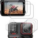 FiTSTILL 9PCS Lens&LCD Screen Protector for Insta 360 Ace Pro2,Tempered Glass Screen Cover Ultra HD 9H Hardness Scratch Resistant for Insta 360 AcePro 2 Action Camera Accessories