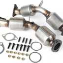 Catalytic Converter Bank 2 & Bank 1 Compatible with Infiniti FX35 03-08, Compatible with Infiniti G35 03-07,Compatible with Infiniti M35 06-08 Replace 16198 16197 43214 43215 (EPA Compliant)