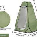 Portable pop-up Privacy Tent is Suitable for Outdoor Shower, Dressing Room, Sunshade and Camping Toilet