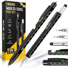 Stocking Stuffers for Men Adults, Gifts for Men 9 in 1 Multitool Pen, Mens Christmas Gifts for Dad, Boyfriend, Grandpa, Husband, Birthday Gifts for Men Who Have Everything, Birthday Gifts for Men