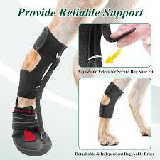 HAGGEMI Strap-On Drop Foot Brace (No Knuckling Boot Brace) for Dogs— Dog Knee Pads,Corrective Dog Shoes to Safely Lift Toes for Foot Issues, Arthritis, and improving Walking gait in DogsXS
