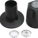 LASCO 01-9141OB Handle with Index Button Indicators Flange and Nipple for Price-Pfister Verve, Large, Oil Rubbed Bronze