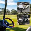 US Flag Golf Cart Steering Wheel Covers for Women Men Universal Golf Cart Steering Wheel Cover for Club Car Golf Cart Accessories 4Th of July Decorations