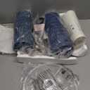 PoKat 23" Blue Table Lamps, Farmhouse Bedside Lamps for Bedroom Set of 2, Ceramic End Table Lamps for Living Room, Traditional Nightstand Desk Lamps, Medium