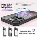 FUNMIKO for iPhone 14 Pro Case Military-Grade Protection & Wireless Charging - Trendy Floral Design for Women Girls, Non-Slip Matte Phone Cover with Shockproof Corners - Blooming Cherry Tree